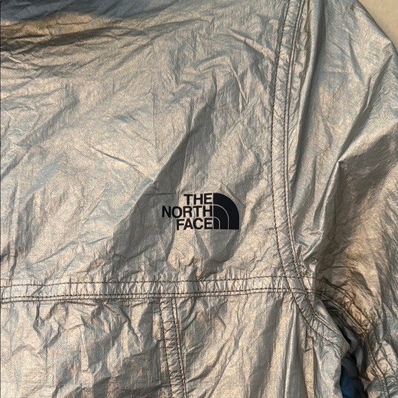 The North Face Shimmering Silver Windbreaker - Picture 8 of 11